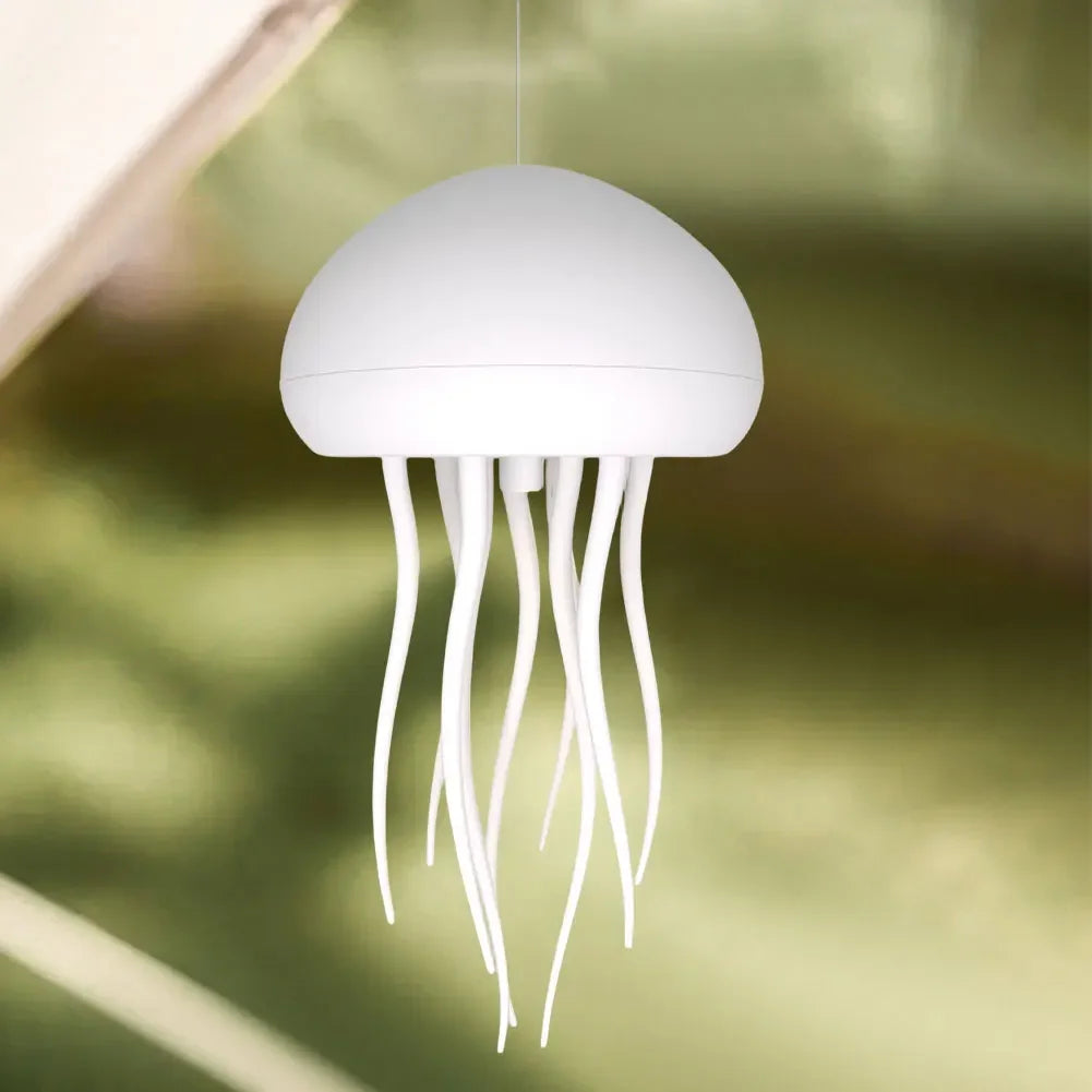 Relaxing Jellyfish Lamp with Invisible Base and Voice Control