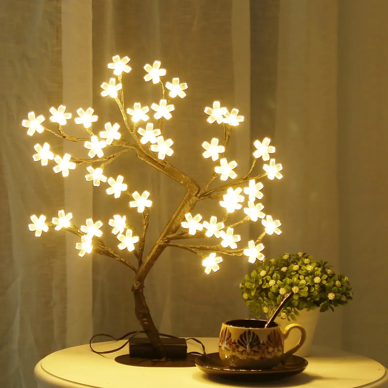 Cherry Blossom Lamp for Parties, Weddings, and Home Decoration