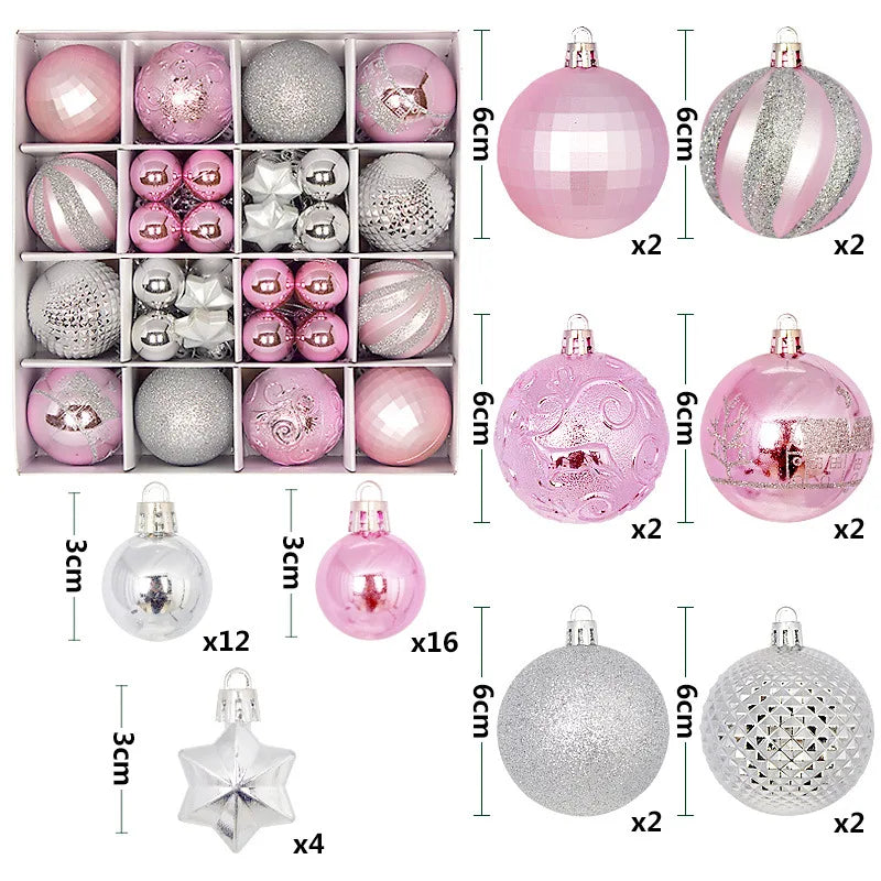 Luxury Christmas Tree Decorating Balls 2025