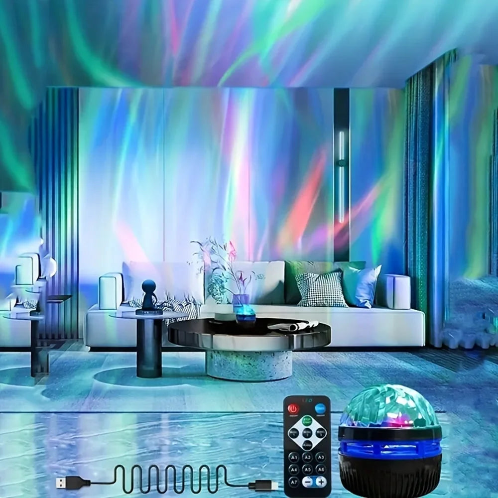 Realistic Northern Lights Immersive Projector for Relaxing in the Bedroom