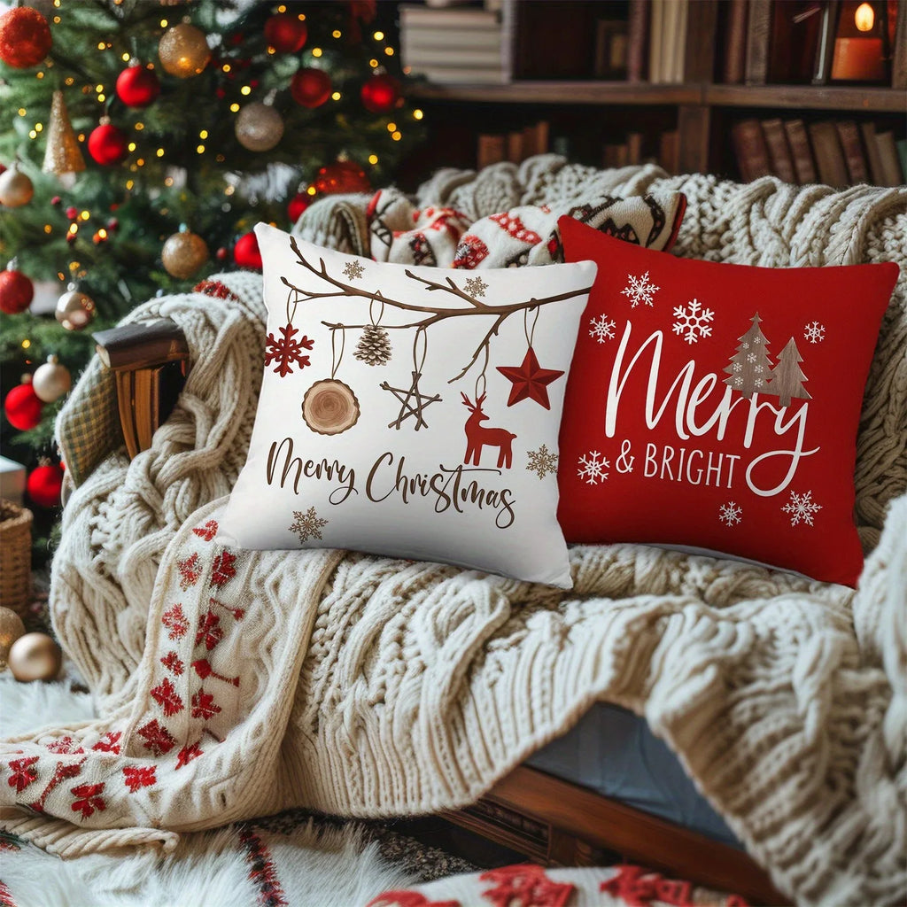 02 Vintage Christmas Cushion Covers for 2025