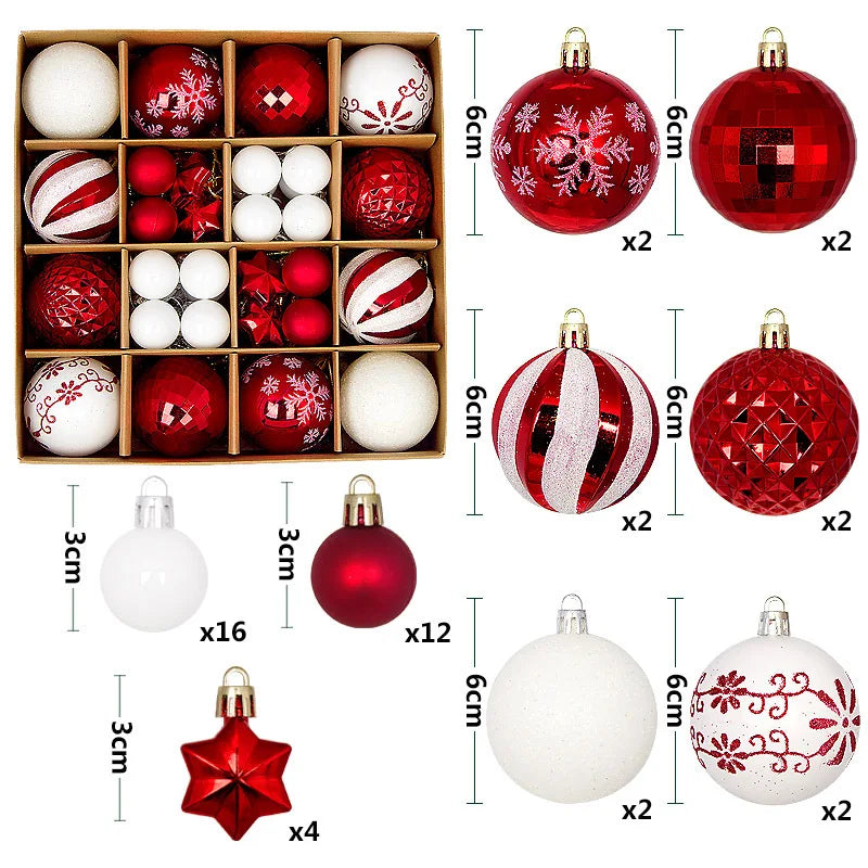 Luxury Christmas Tree Decorating Balls 2025