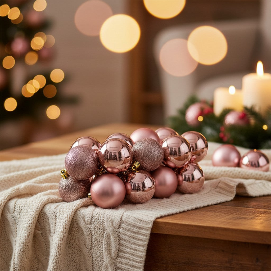 Bundle Sparkling Christmas Tree Balls 2025