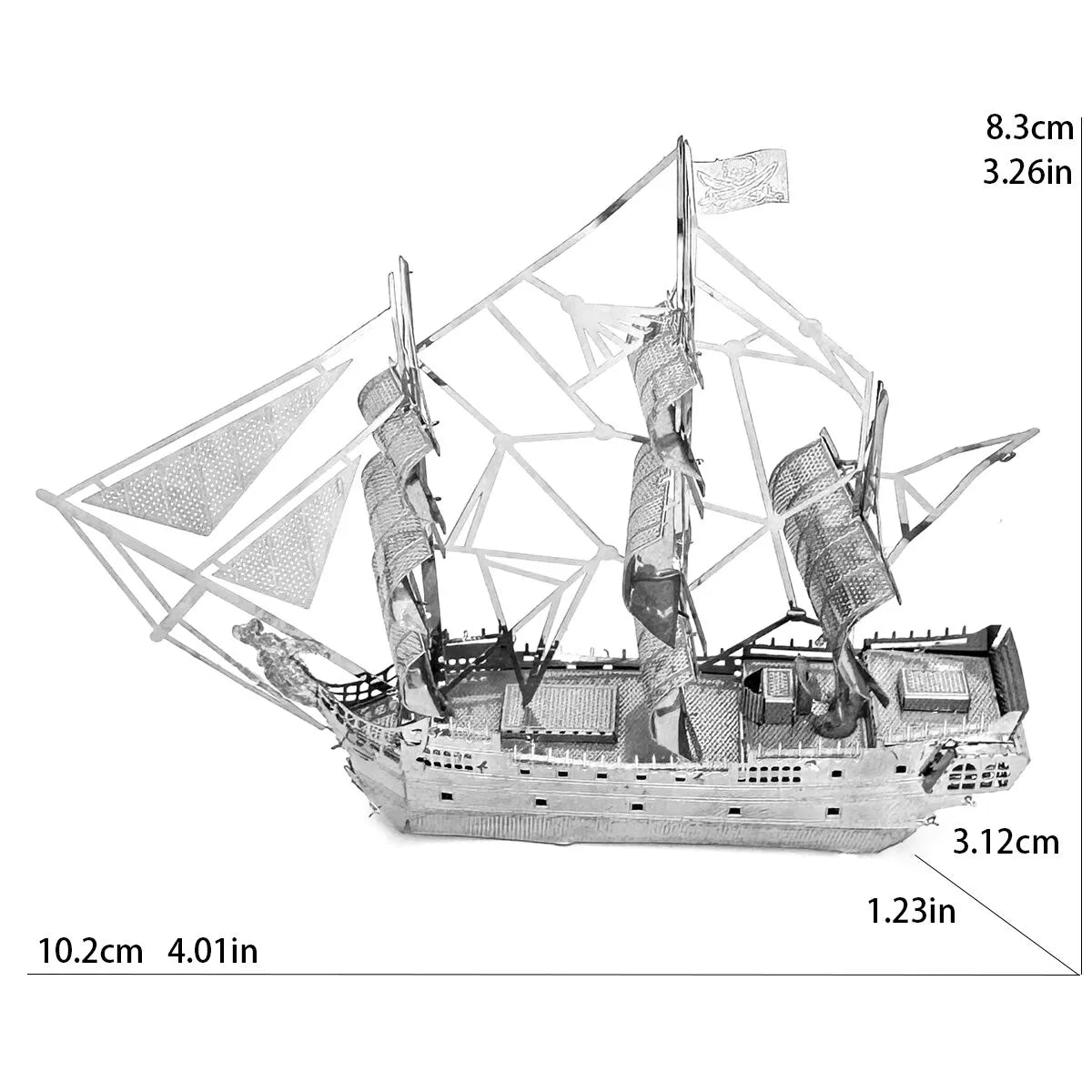 Metal Pirate Ship Jigsaw Puzzle for Decorating the Office and Having Fun