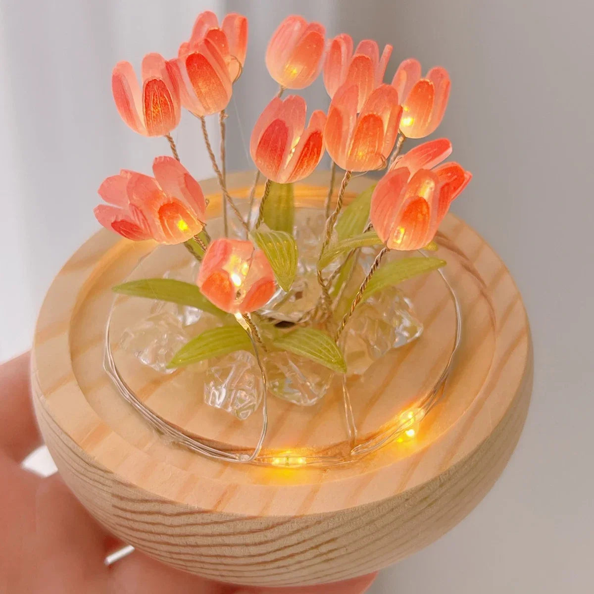 Mini Lighted Tulips for Decorating