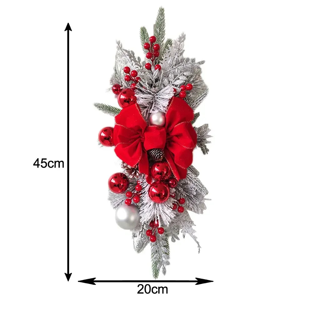 Christmas Decoration 2025 for Stairs with Wireless Lights