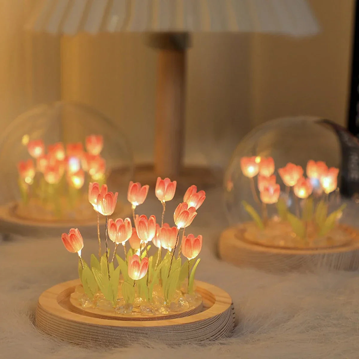 Mini Lighted Tulips for Decorating