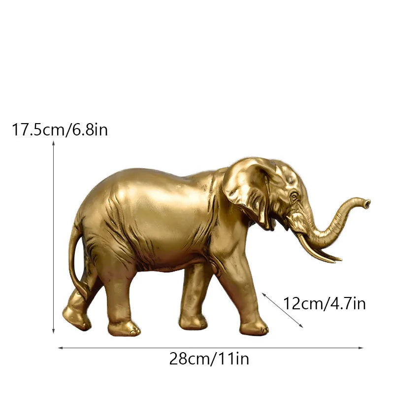 Lucky Elephant Statues for Office Decoration
