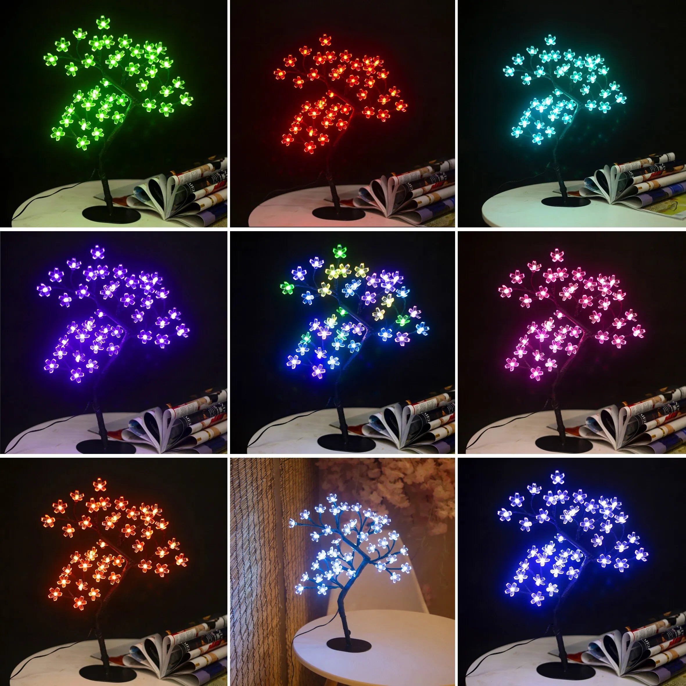 Cherry Blossom Lamp for Parties, Weddings, and Home Decoration
