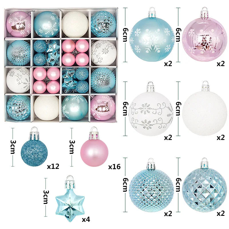 Luxury Christmas Tree Decorating Balls 2025