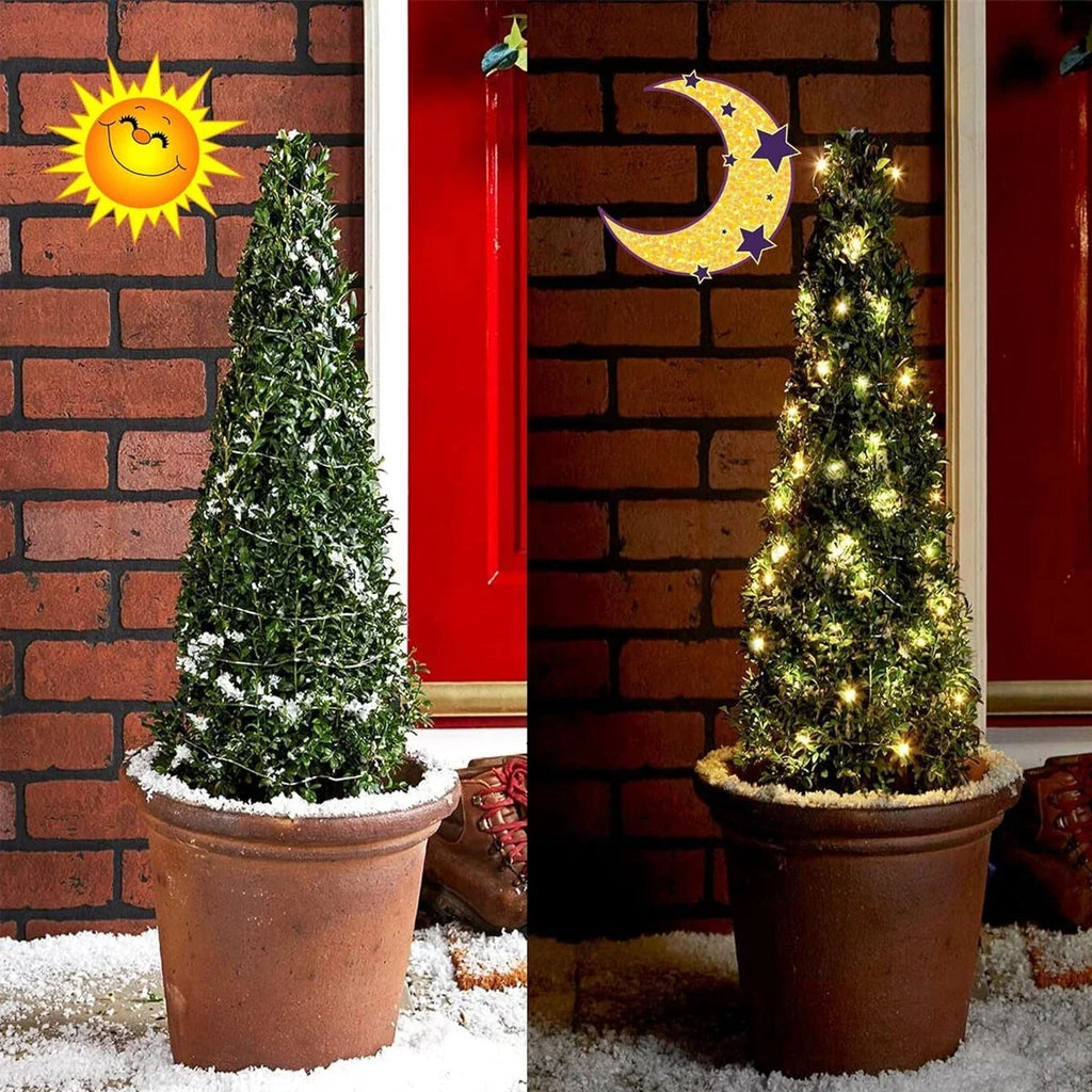 Waterproof Solar Powered LED Christmas Lights 2025
