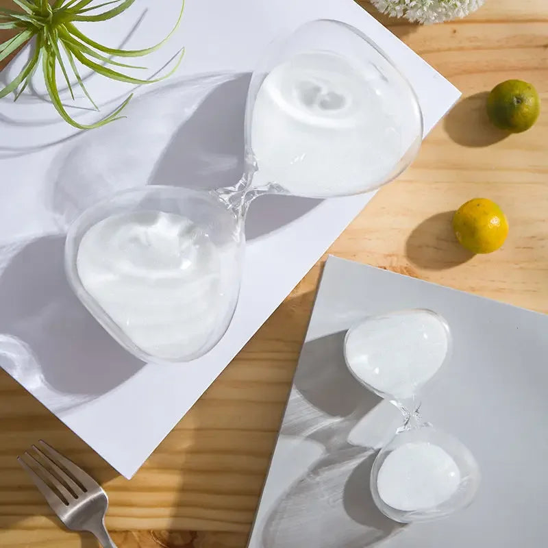 Classic 3D Multi-Color Glass Hourglass