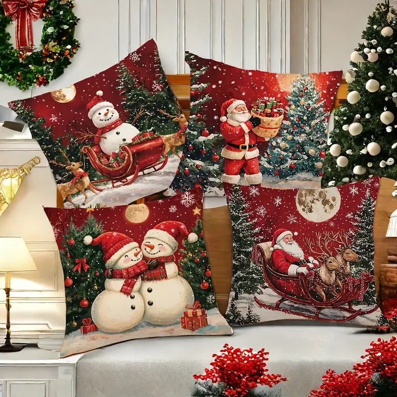 Vintage Christmas Cushion Covers for 2025