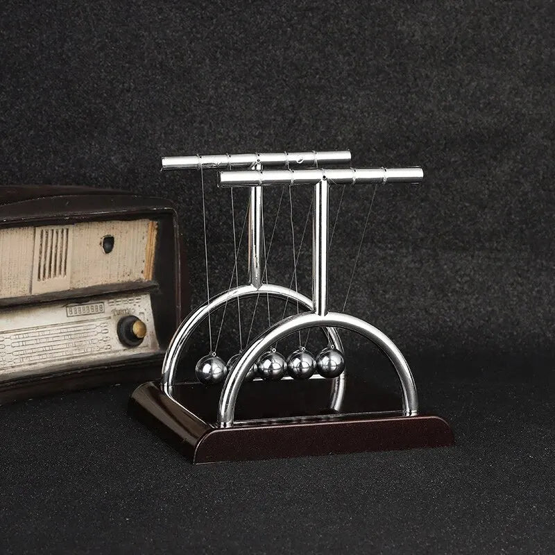 Classic Stainless Steel Newton's Pendulum for Decoration