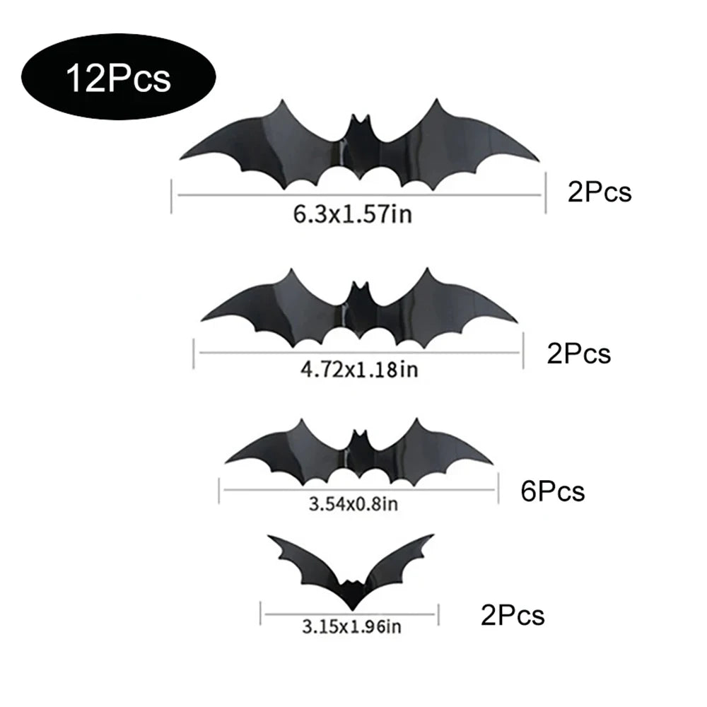 3D Bat Decoration for Home Wall on Halloween 2025