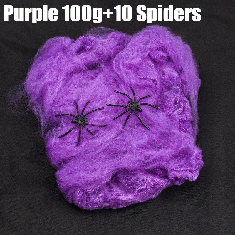 Artificial Spider Web for Halloween Decoration 2025
