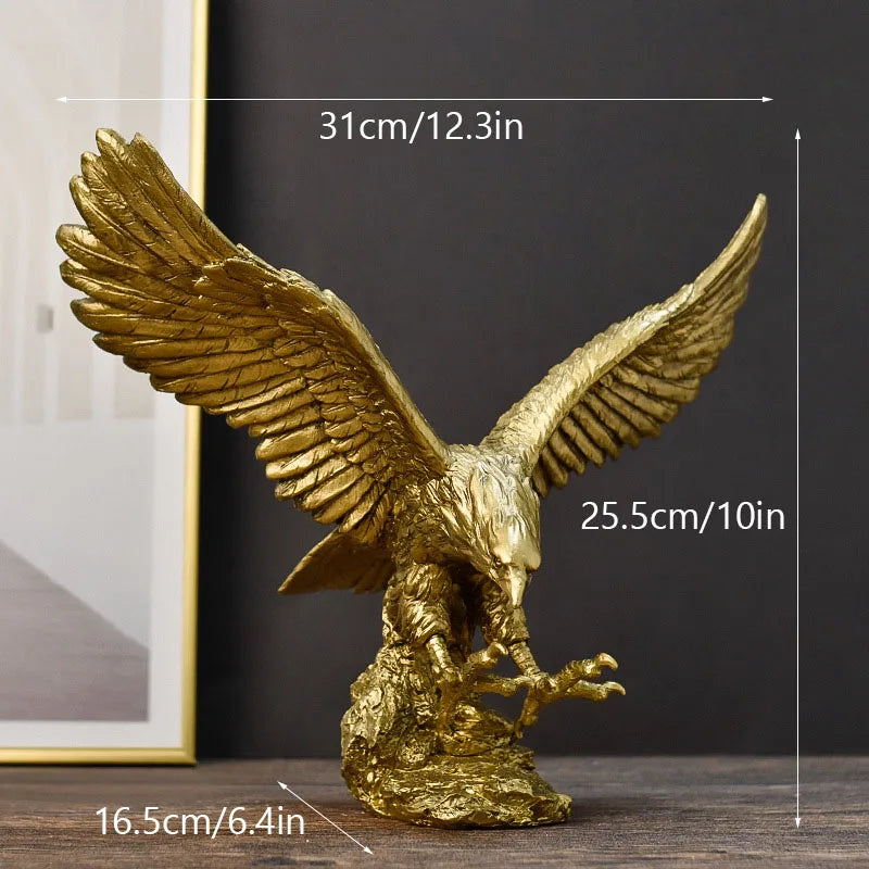 Luxury Golden Eagle Statue for Decoration