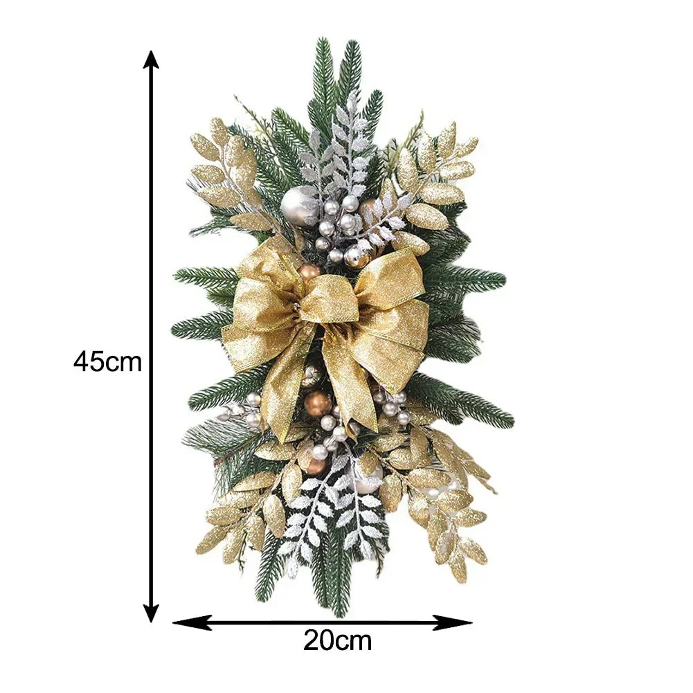 Christmas Decoration 2025 for Stairs with Wireless Lights