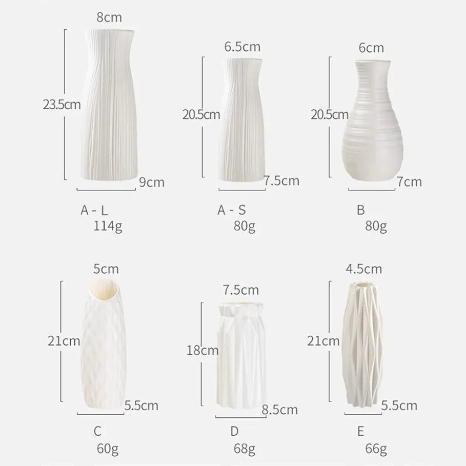 Modern Nordic Vase for Fresh Flowers and Luxurious Settings