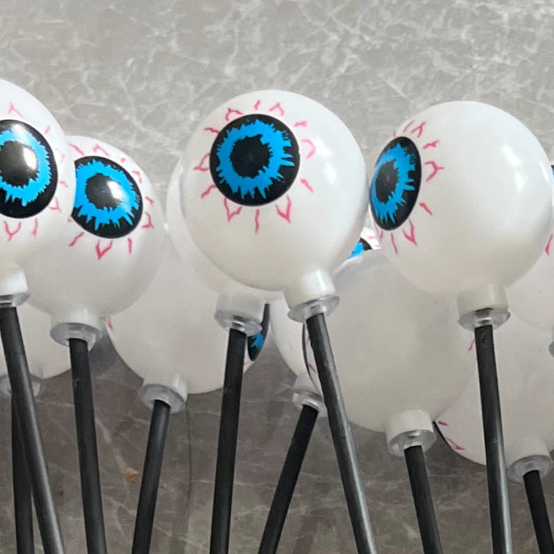 LED Solar Halloween Decoration Colorful Scary and Bizarre Eyes for Garden 2025