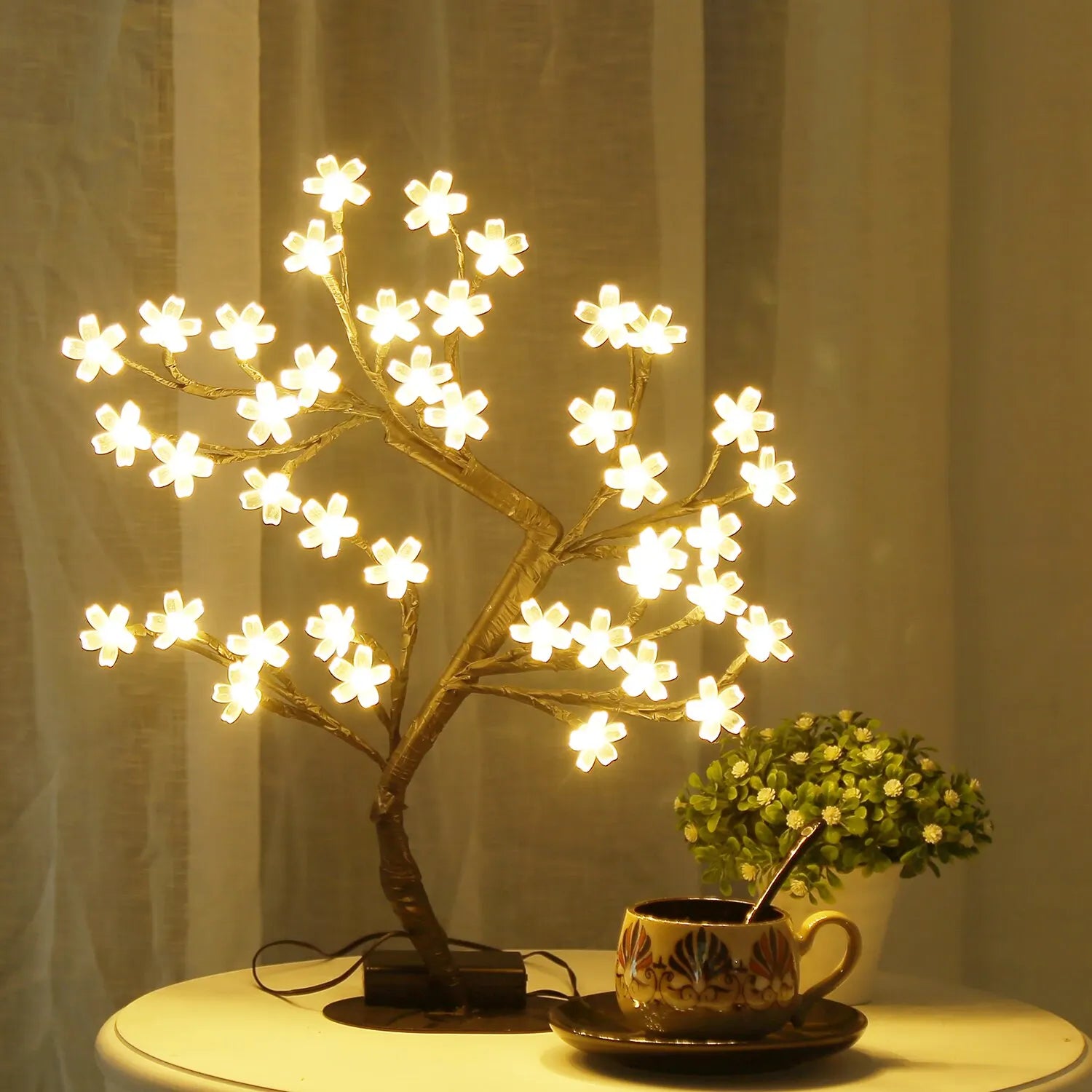 Cherry Blossom Lamp for Parties, Weddings, and Home Decoration