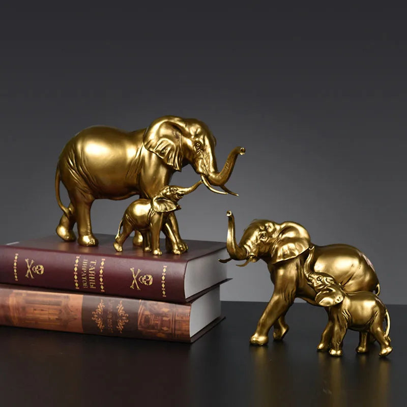 Lucky Elephant Statues for Office Decoration