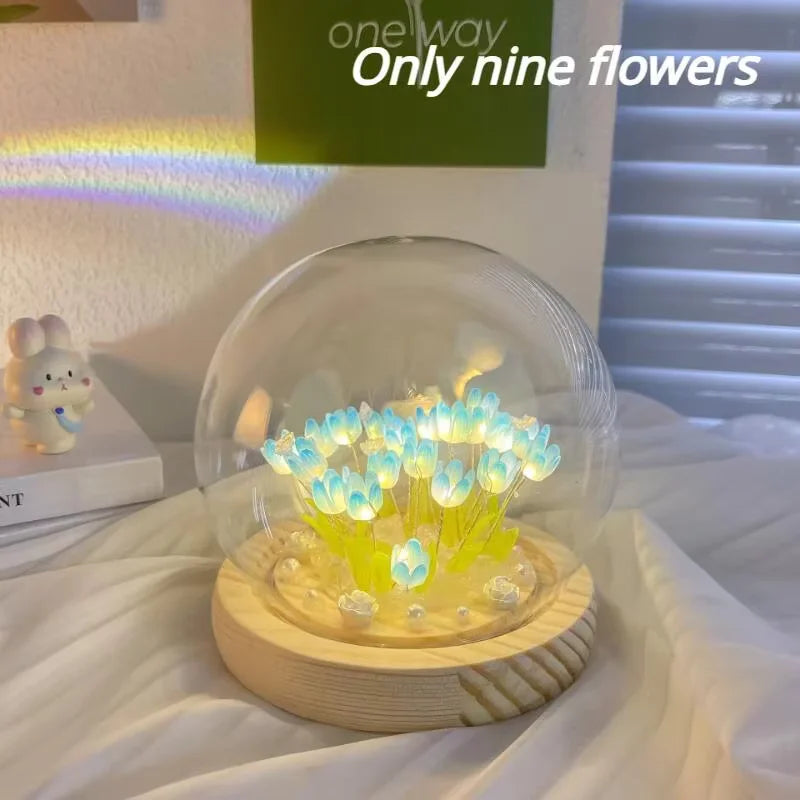 Mini Lighted Tulips for Decorating