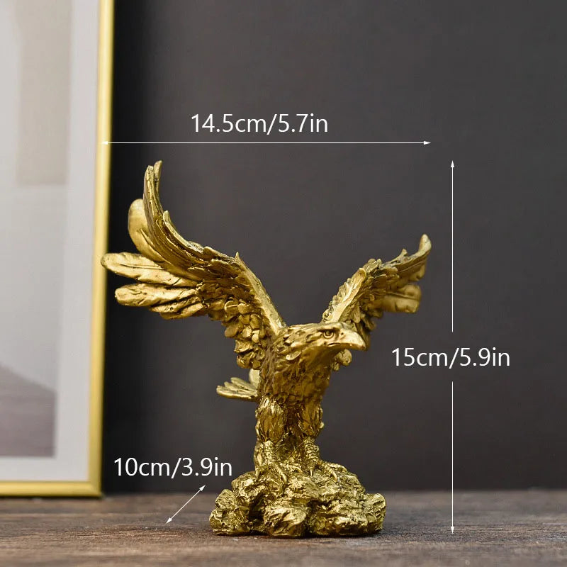 Luxury Golden Eagle Statue for Decoration
