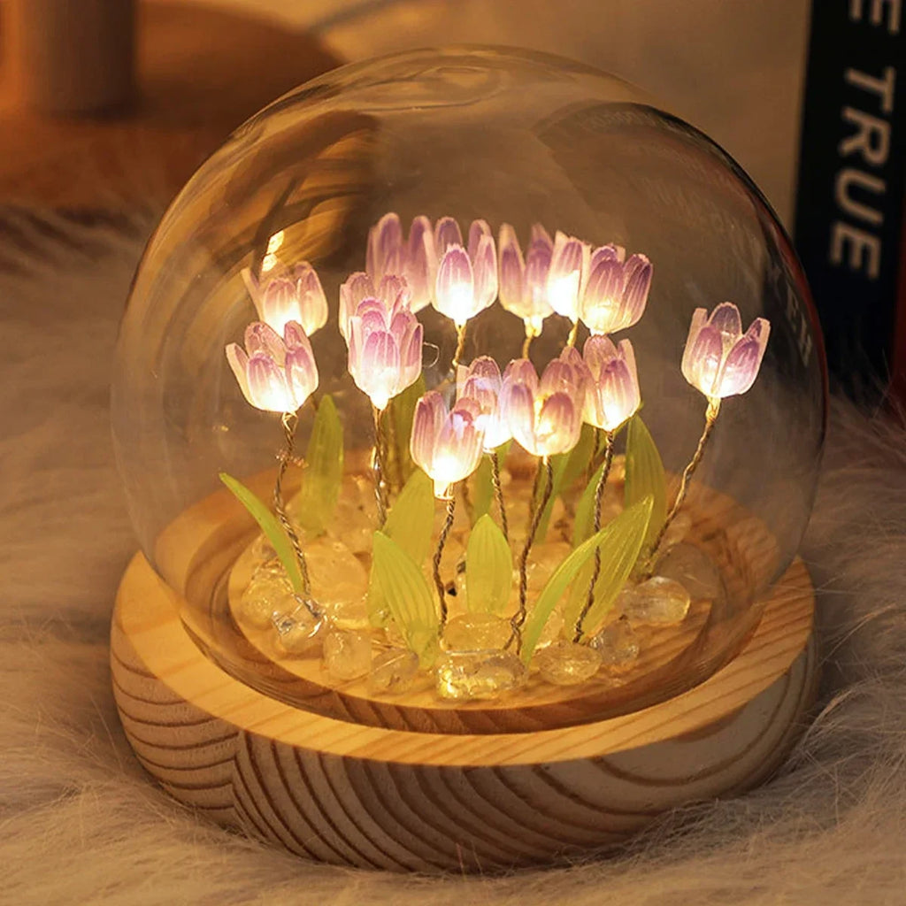 Mini Lighted Tulips for Decorating