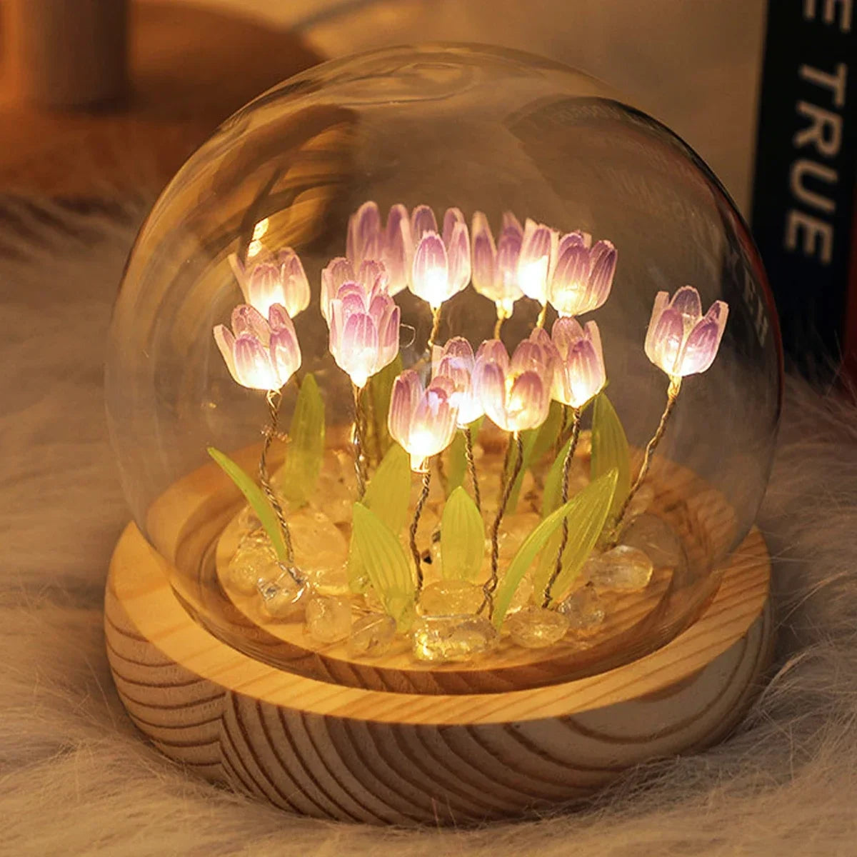 Mini Lighted Tulips for Decorating