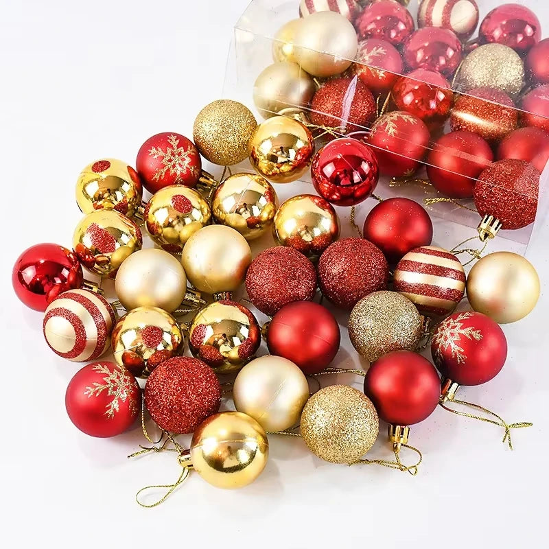 Bundle Sparkling Christmas Tree Balls 2025