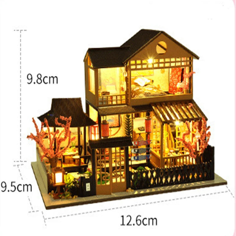 Ultra-Realistic Mini Dollhouse Toy Kit for Fun with Lights