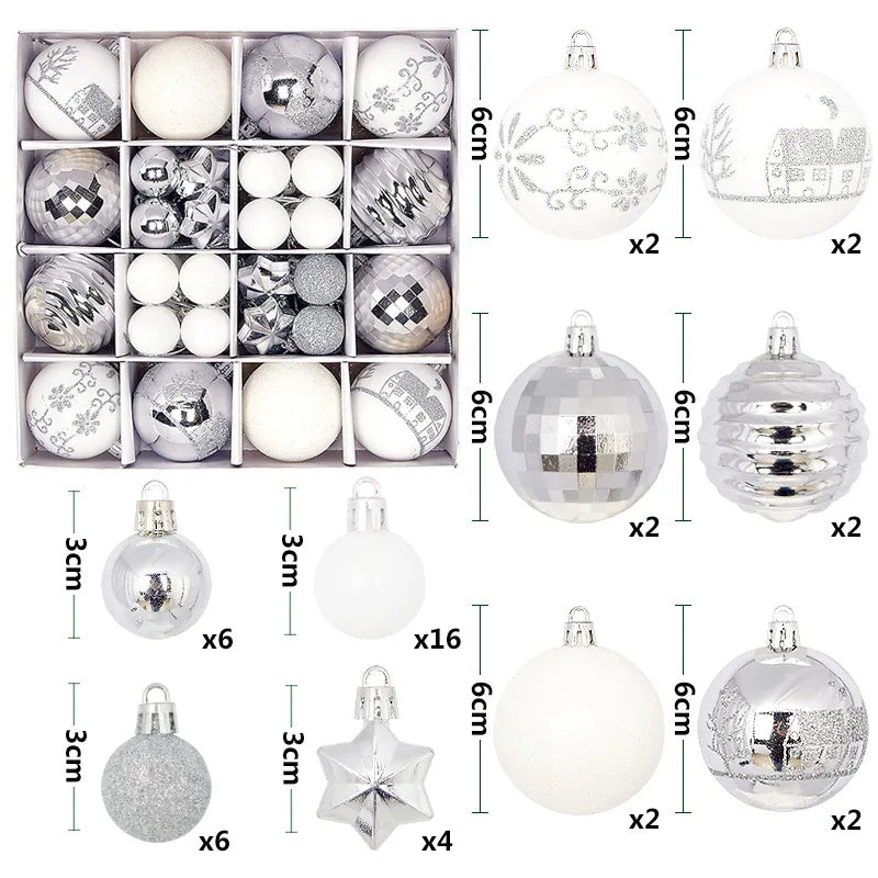 Luxury Christmas Tree Decorating Balls 2025