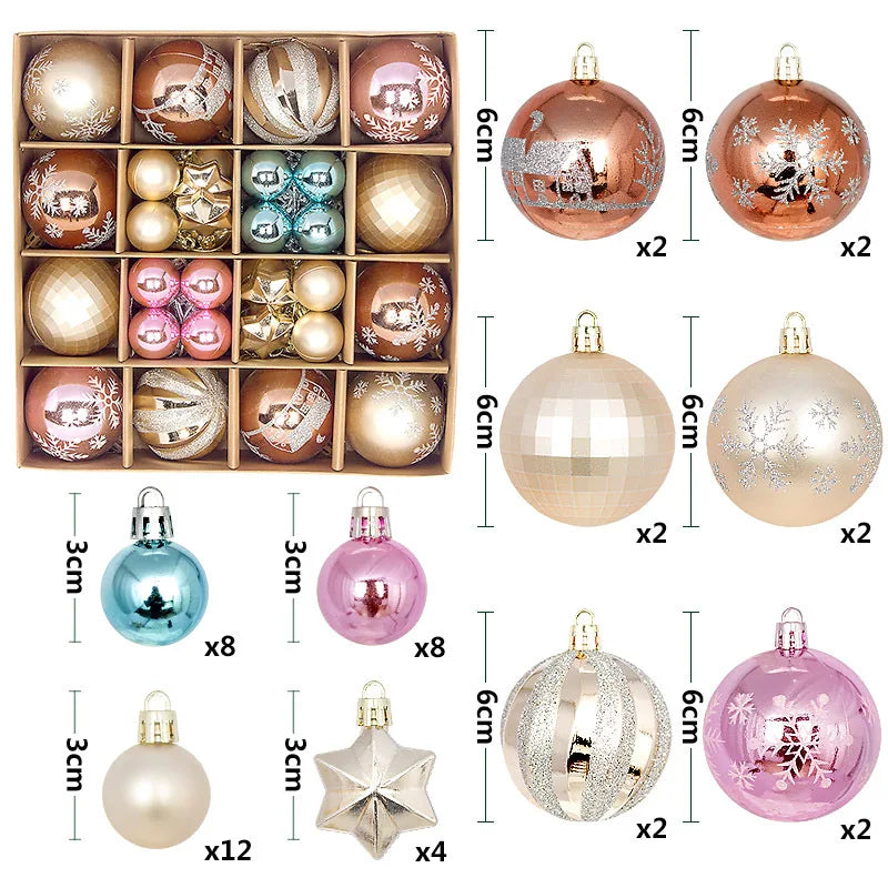 Luxury Christmas Tree Decorating Balls 2025