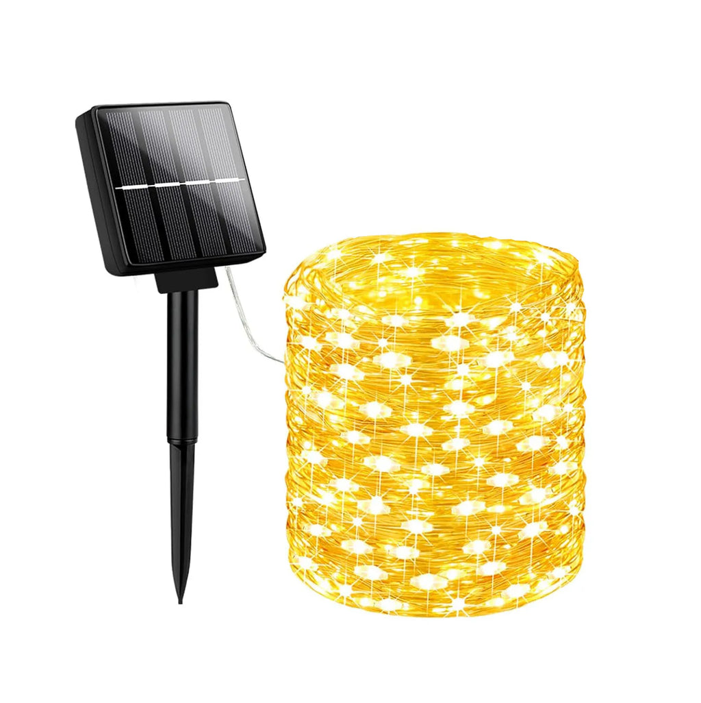 Waterproof Solar Powered LED Christmas Lights 2025
