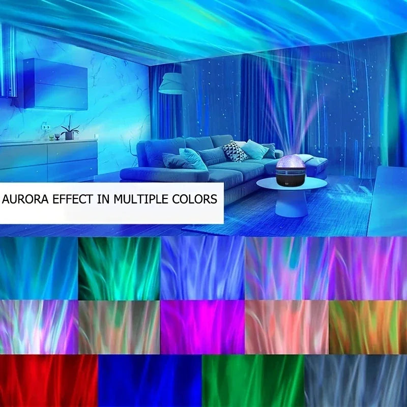 Realistic Northern Lights Immersive Projector for Relaxing in the Bedroom