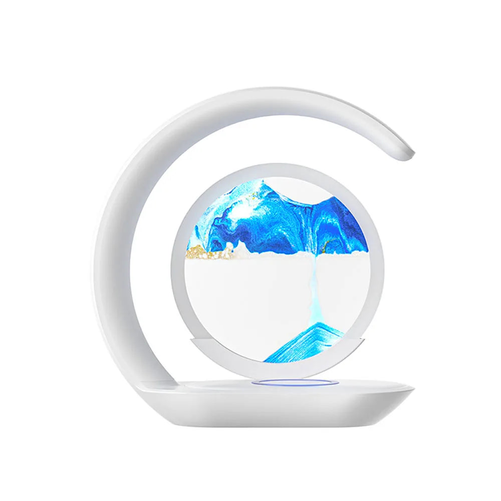 3D Lamp with Quicksand and Induction Charging