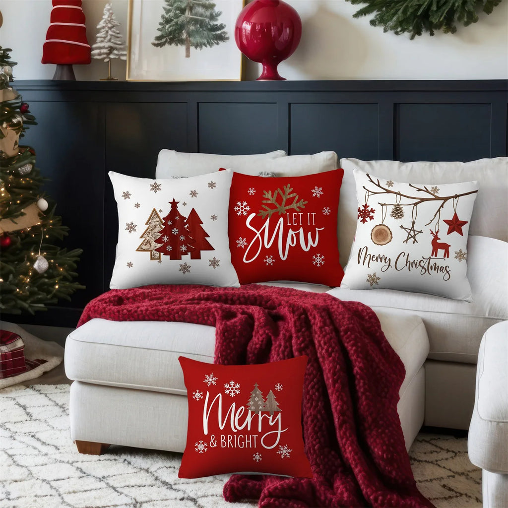 02 Vintage Christmas Cushion Covers for 2025