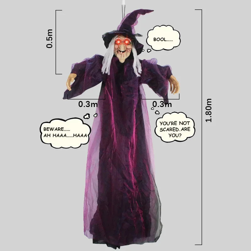 Horrifying Witch for Halloween 2025 Pranks and Decorations