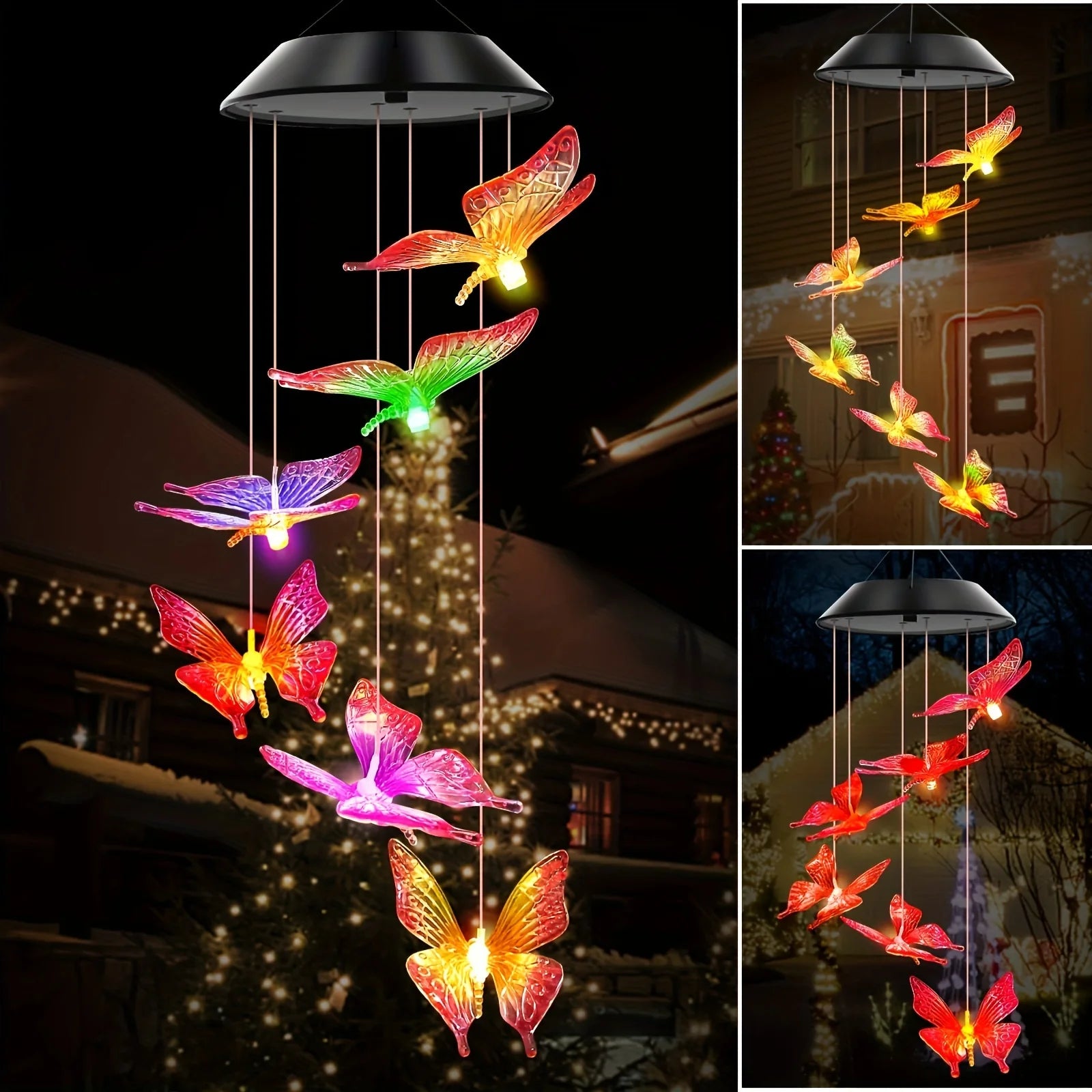 Waterproof Floating Garden Light Up Butterflies