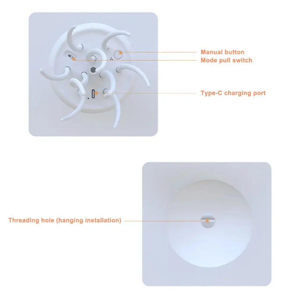 Relaxing Jellyfish Lamp with Invisible Base and Voice Control