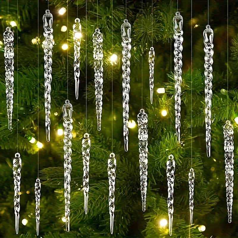 Decorative Crystals for the Christmas Tree 2025