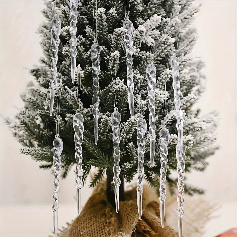 Decorative Crystals for the Christmas Tree 2025