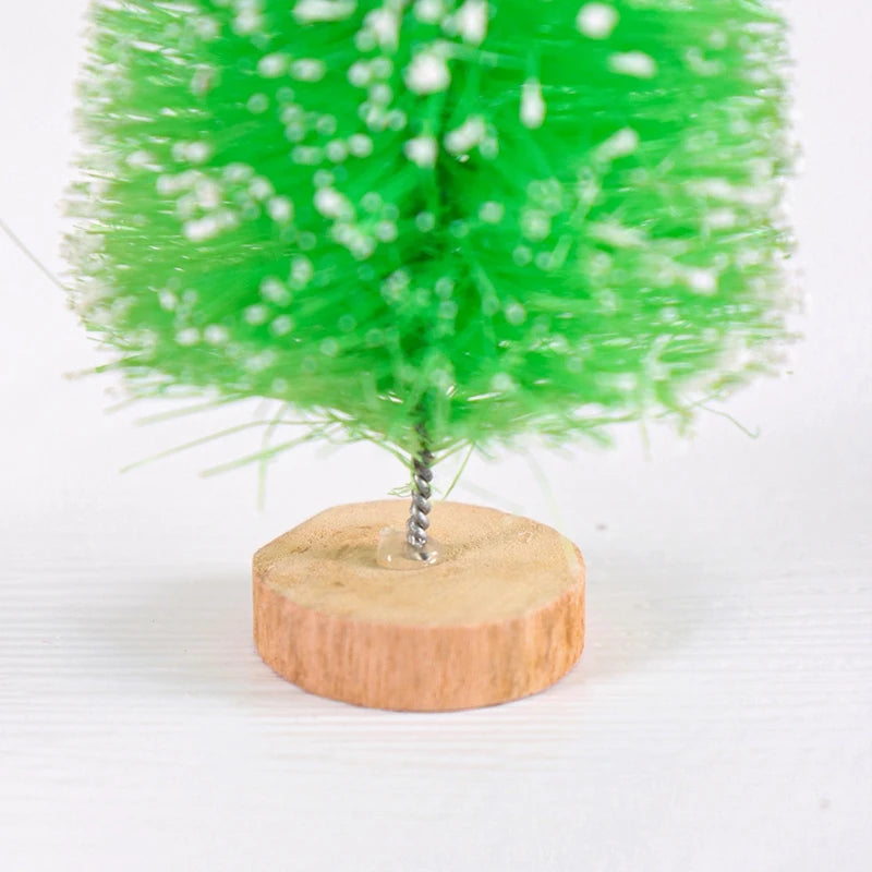 Miniature Wooden Christmas Trees for Table Decoration 2025