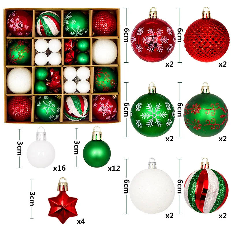 Luxury Christmas Tree Decorating Balls 2025