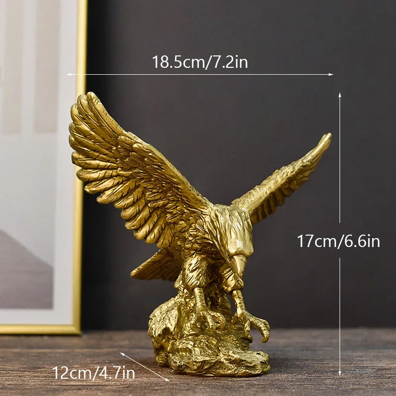 Luxury Golden Eagle Statue for Decoration