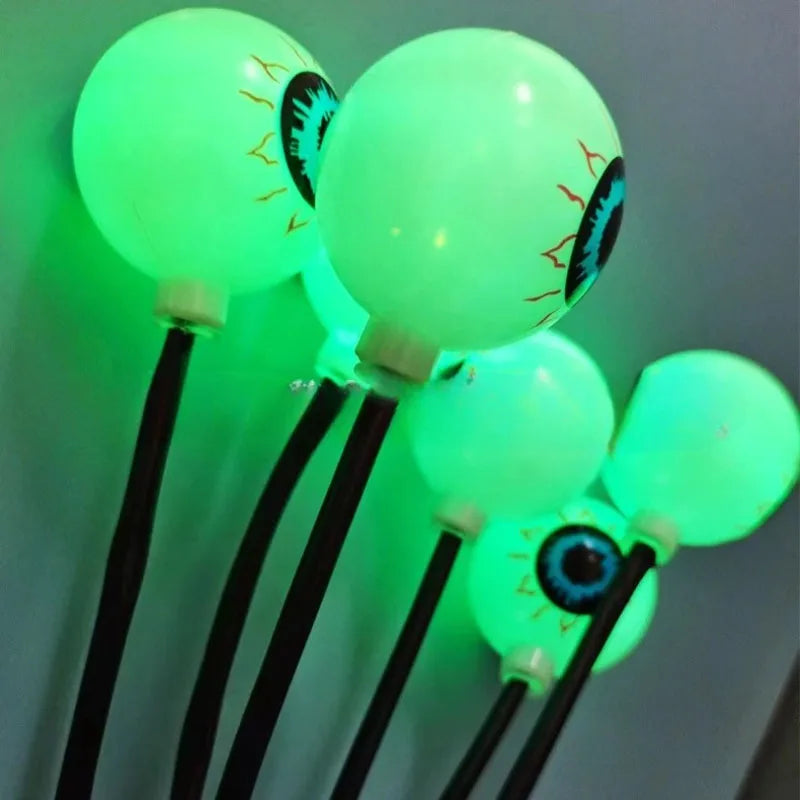 LED Solar Halloween Decoration Colorful Scary and Bizarre Eyes for Garden 2025