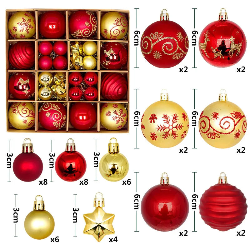 Luxury Christmas Tree Decorating Balls 2025