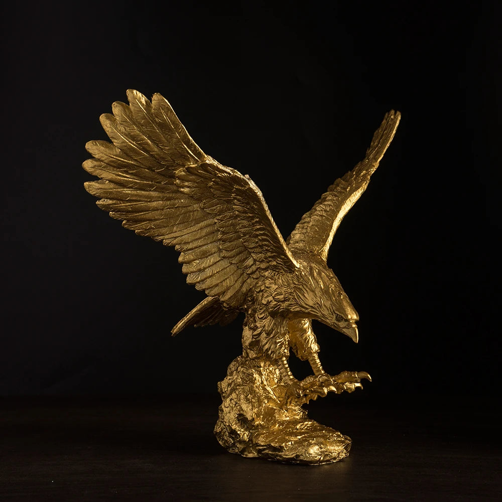 Luxury Golden Eagle Statue for Decoration