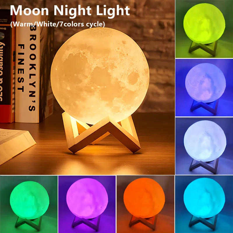 Moon Lamp for Relaxing Nights